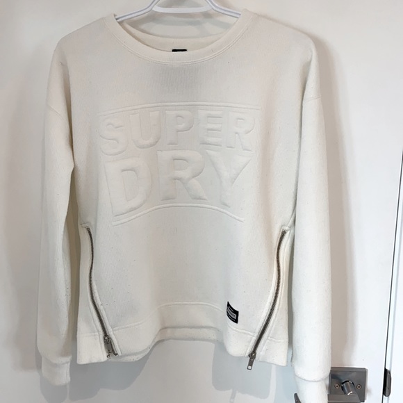 SUPERDRY white crew neck - Picture 1 of 2